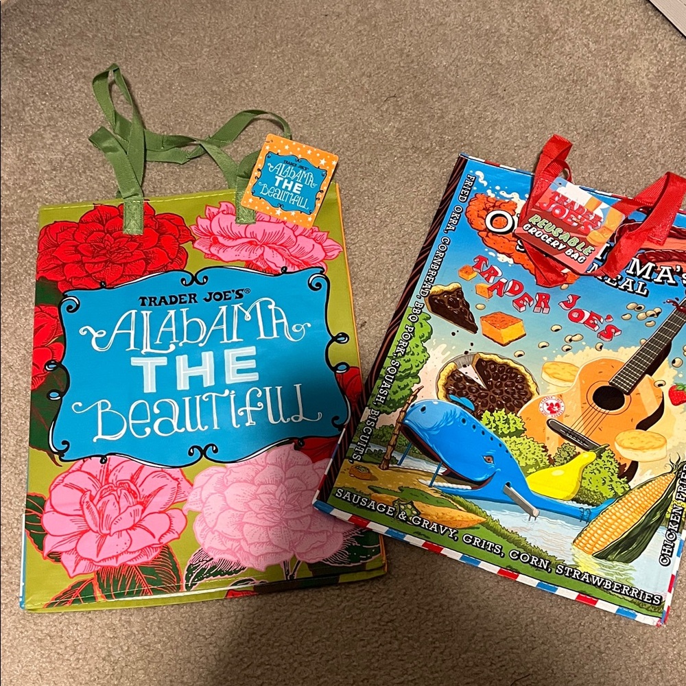 Colorful Trader Joe's Reusable Bags mystery bag 2025
